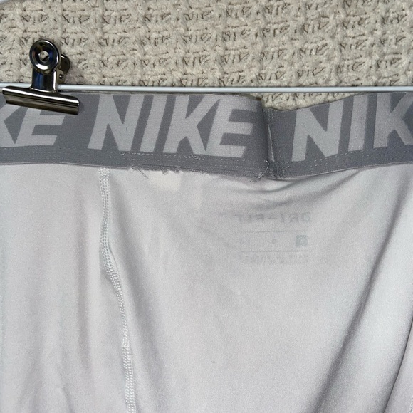 Nike Pro White Dri-fit Compression Shirt Tank Leggings Bundle Men’s Large - Picture 11 of 12